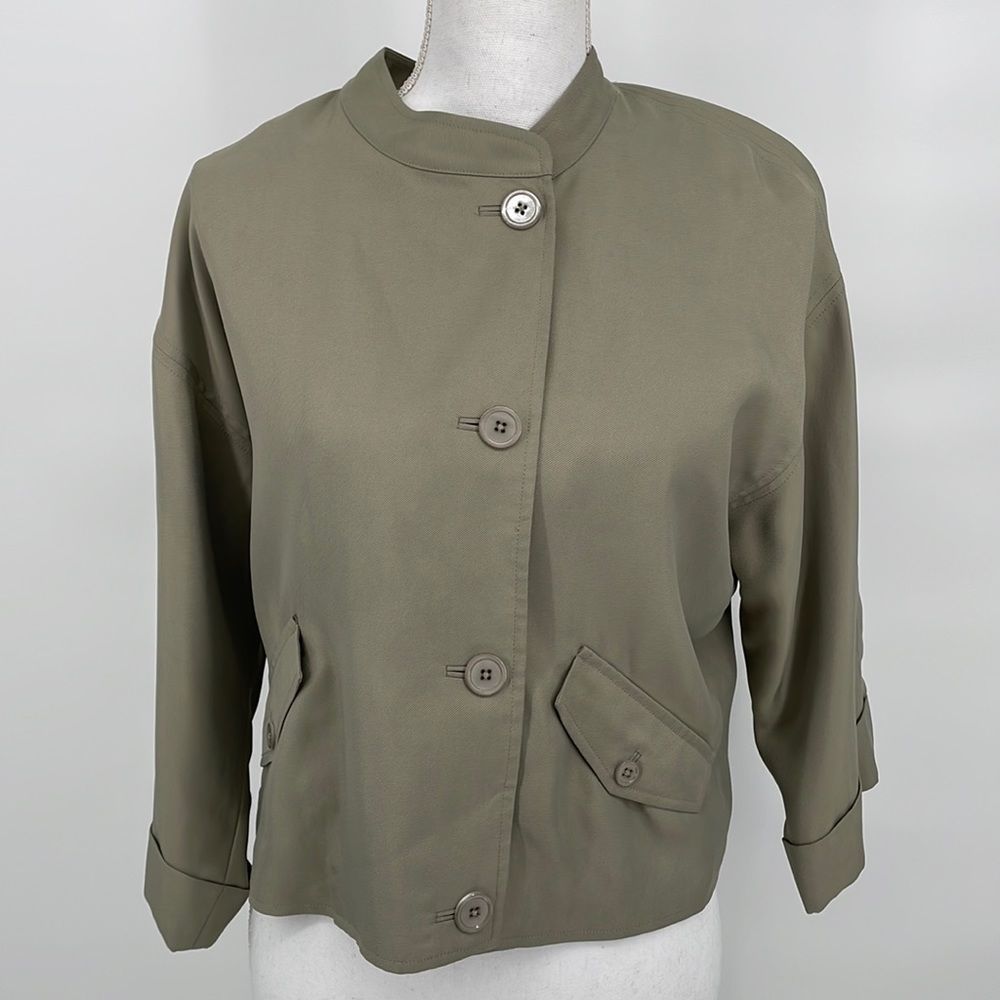 Nordstrom Valette Gray Short Jacket Blazer